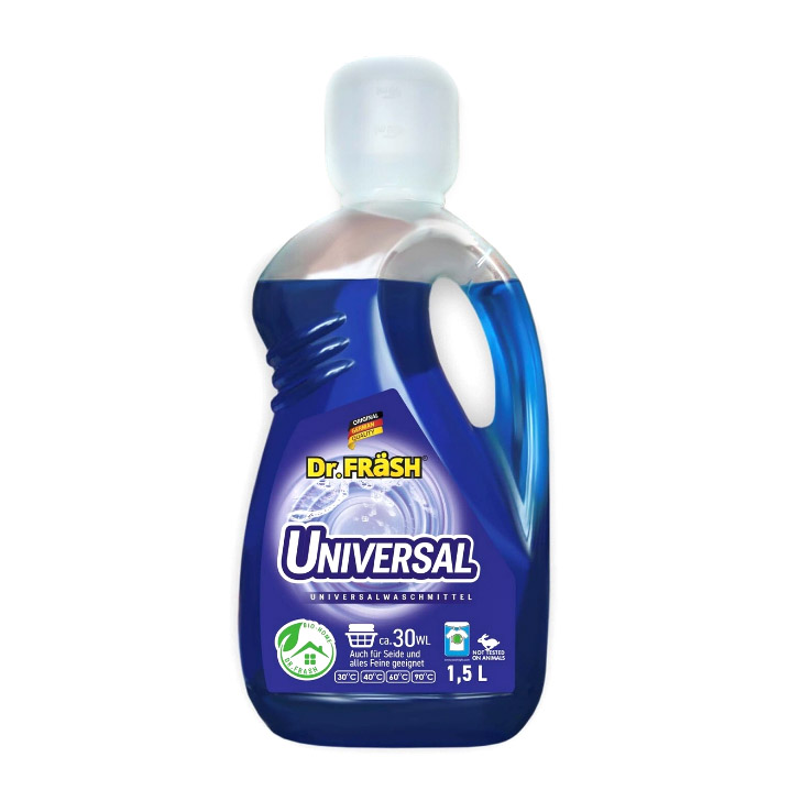 Гель для стирки Dr.Frash Universal для всех типов белья 1,5 л средства для стирки biosoap гель для стирки всех типов белья universal laundry detergent