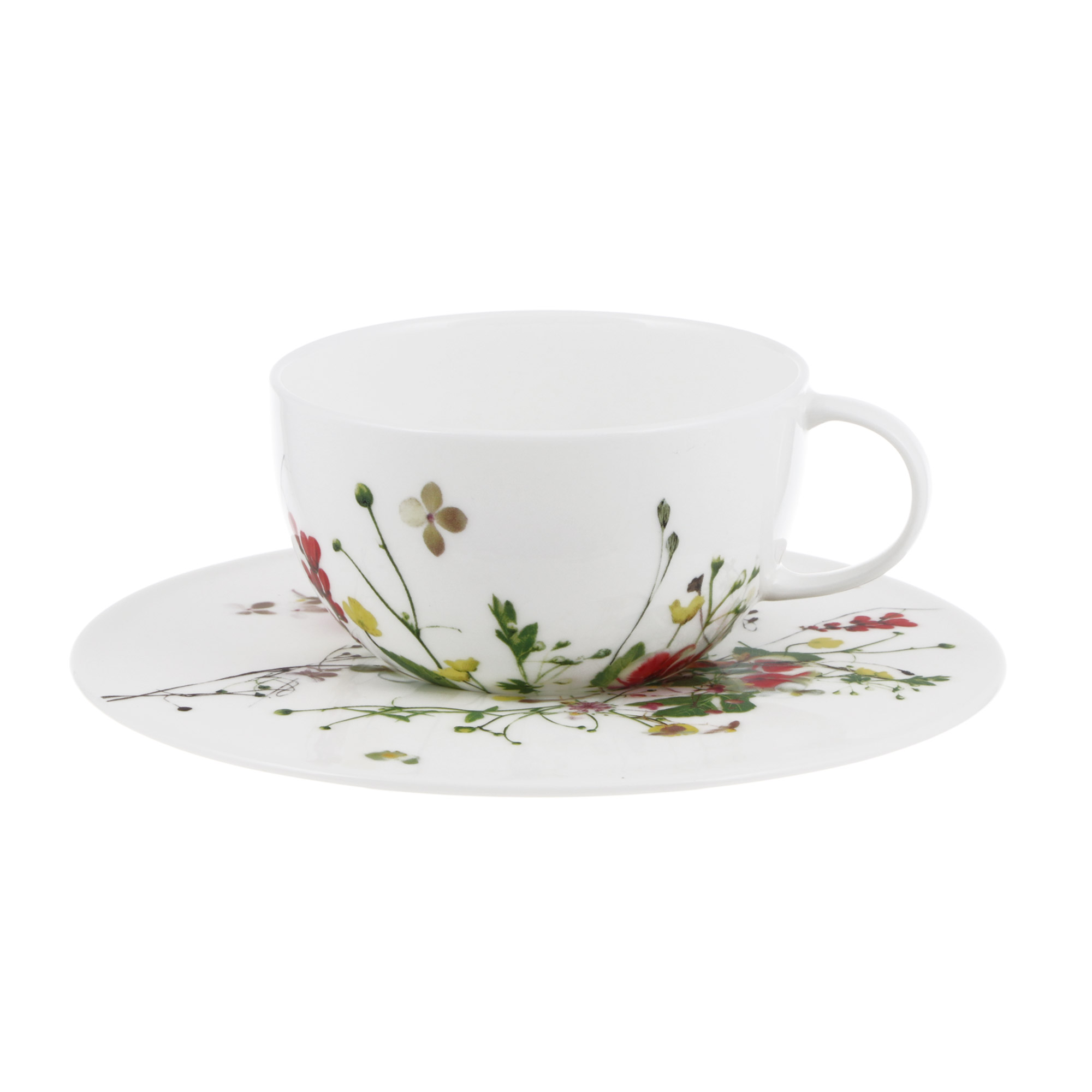 Чашка чайная с блюдцем 250мл Rosenthal дикие цветы тарелка закусочная rosenthal дикие ы 23 см