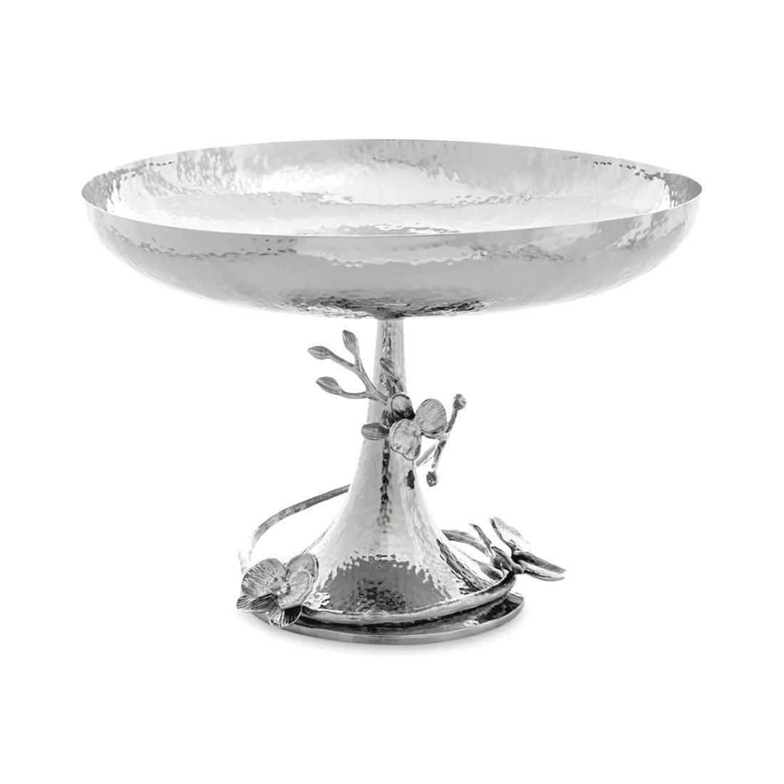 Чаша на ножке Michael Aram Белая орхидея 30 см металл