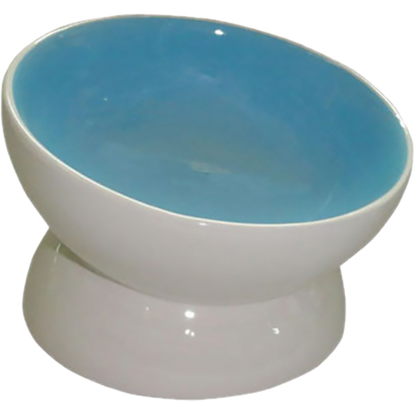 фото Миска для животных foxie dog bowl голубая 170 мл