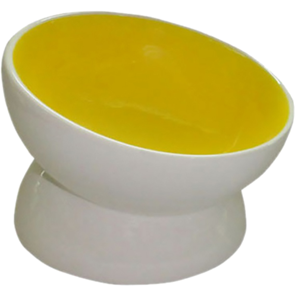 Миска для животных Foxie Dog Bowl желтая 170 мл flamingo миска для собак металлическая 1700мл 21 5см черная 1700 мл