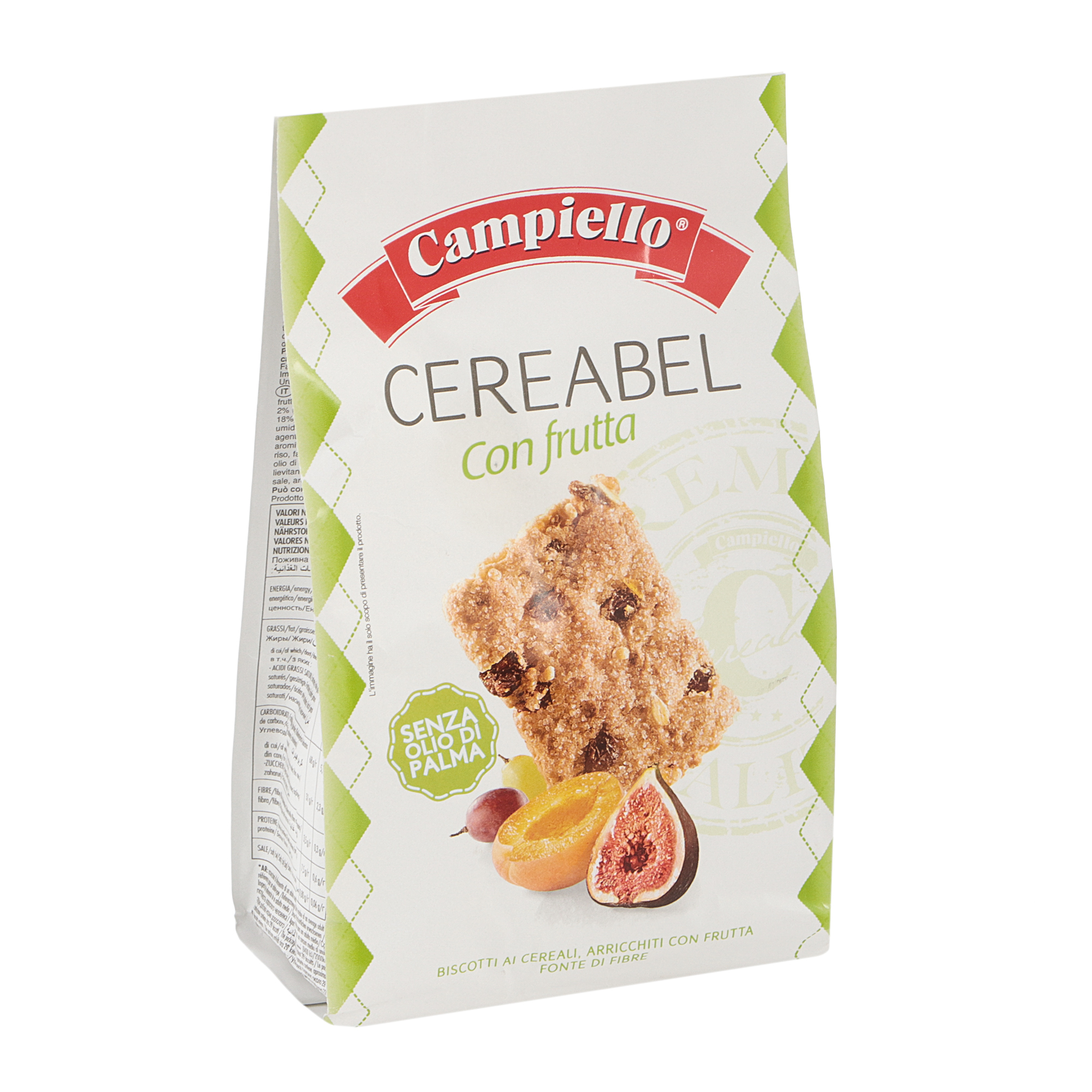 Печенье Campiello CEREABEL Con frutta 220 г масло киприно сливочное алтайское 82% бзмж 200 гр