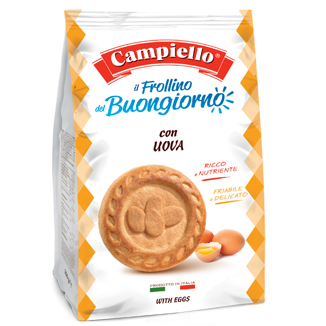 Печенье Campiello Frollini all`uovo 350 г печенье campiello с шоколадом и лесными орехами 350 г