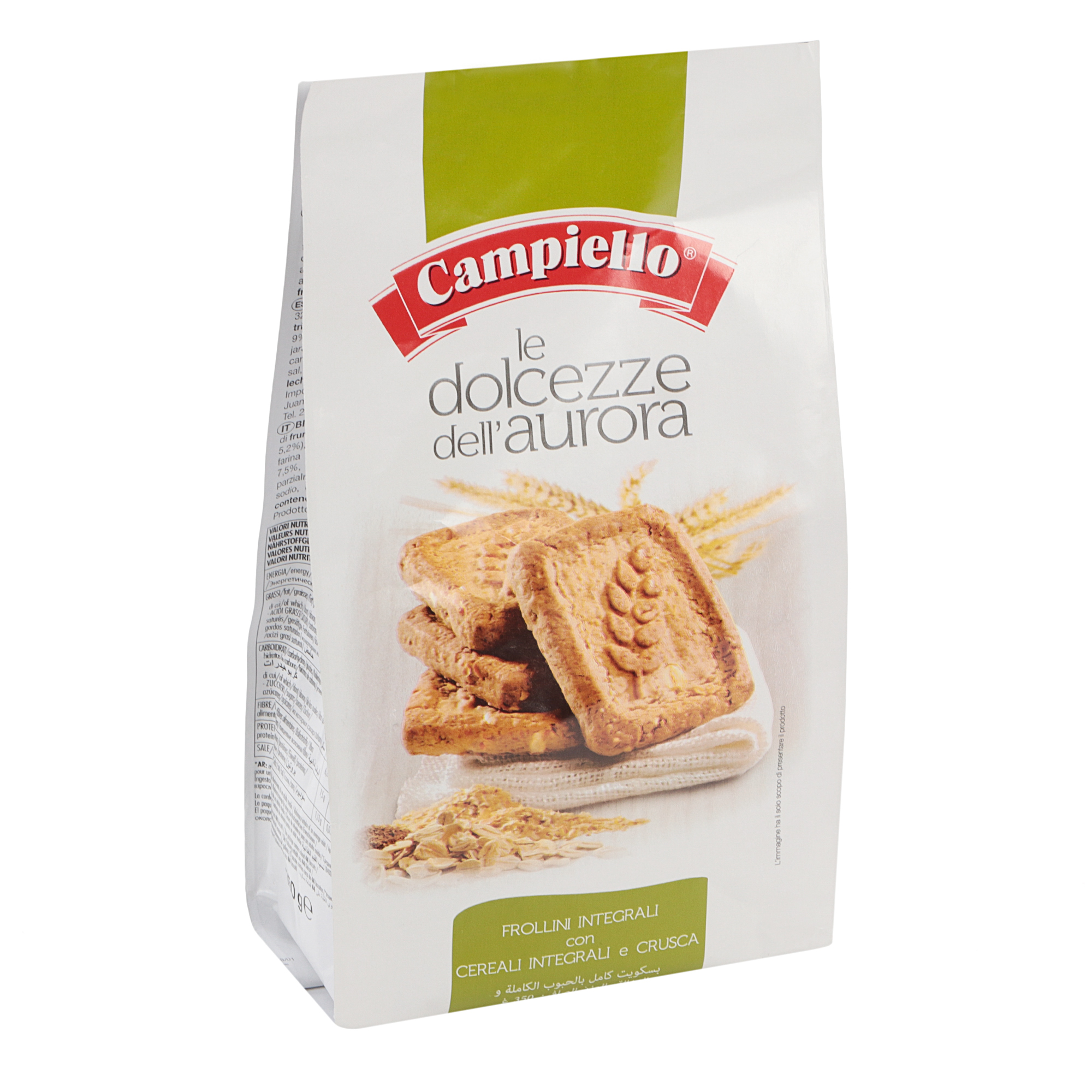 Печенье Campiello Frolini integrali 350 г мука пшеничная vila natura organic цельнозерновая 1 кг