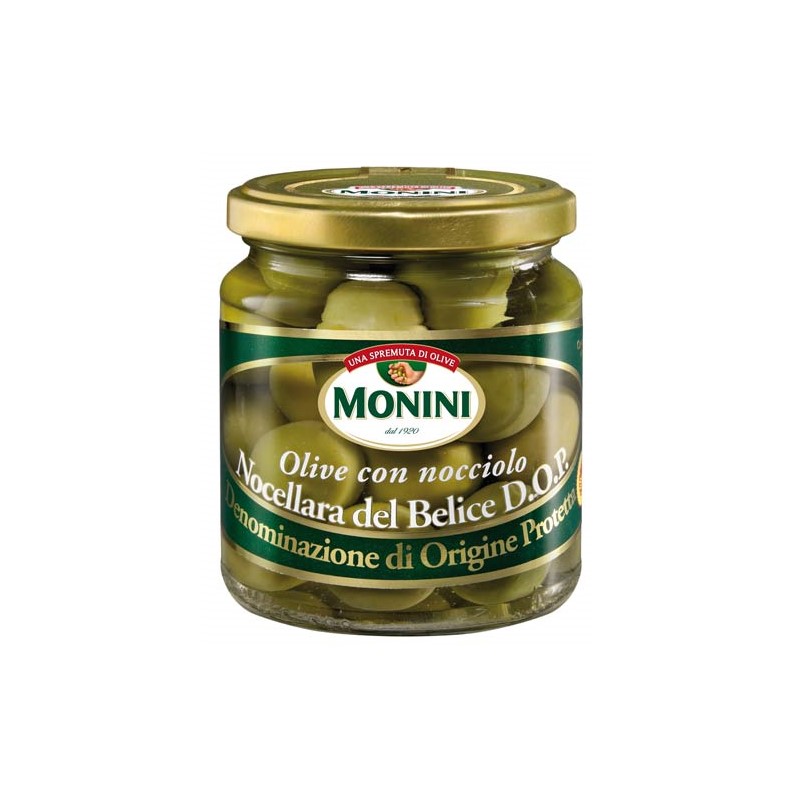 Оливки Monini D.O.P без косточки 280 г овощные консервы u оливки зелёные без косточки 160 г франция стеклянная банка