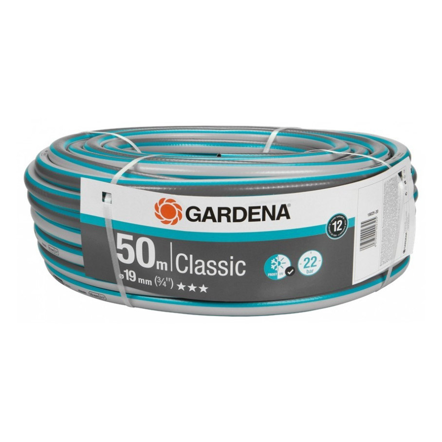 Шланг Gardena classic 19 мм (3/4), 50 м шланг gardena classic 3 4 20м 18022 20 000 00