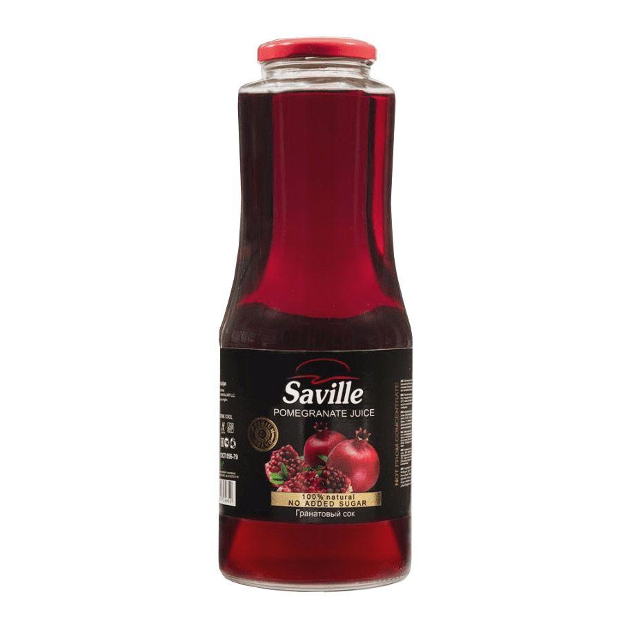 Натуральный гранатовый сок Saville 1 л