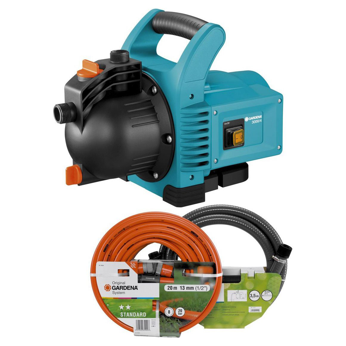 

Насос садовый Gardena 3000/4 Classic с комплектом для подключения