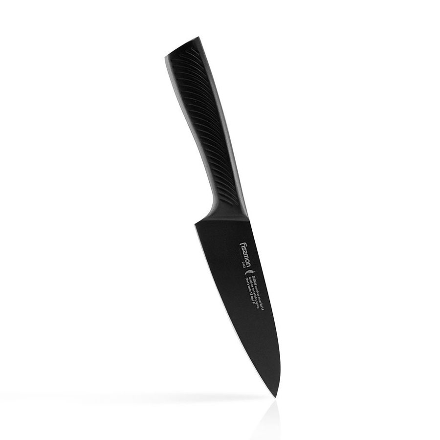 Нож поварской Fissman shinai 15 см с покрытием graphite - фото 1