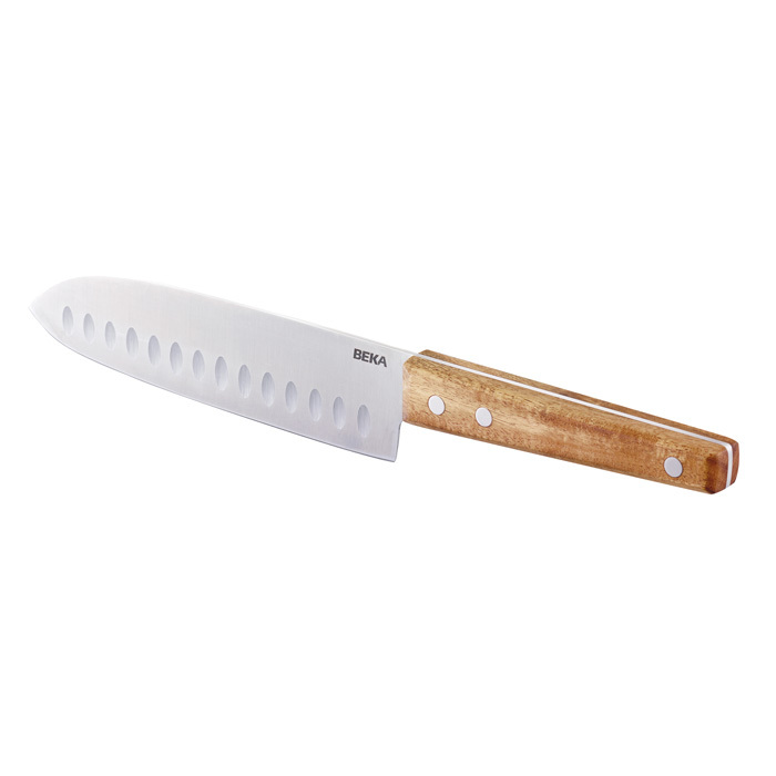 Нож сантоку Beka Nomad 18 см, цвет коричневый - фото 2