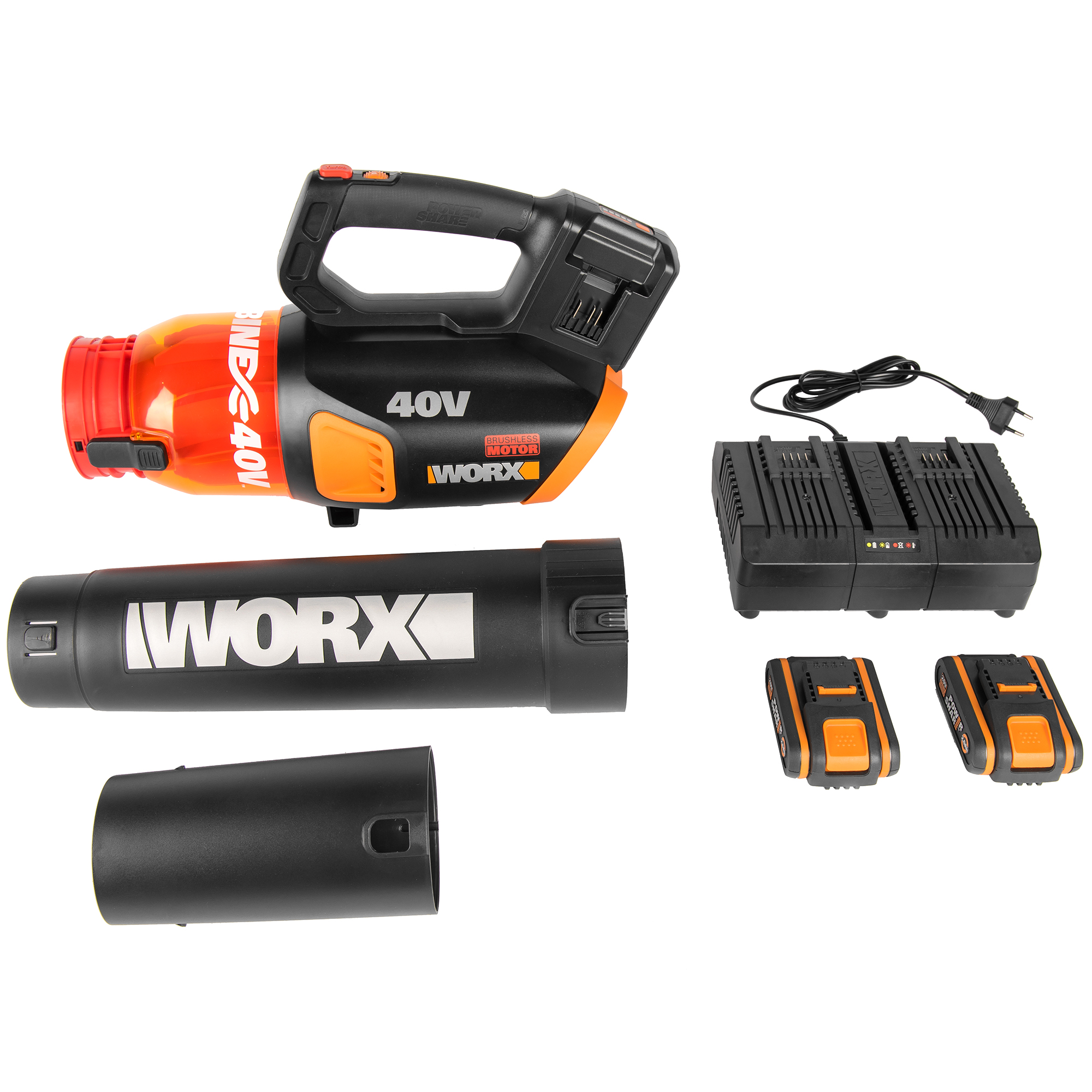 фото Воздуходувка worx wg584e