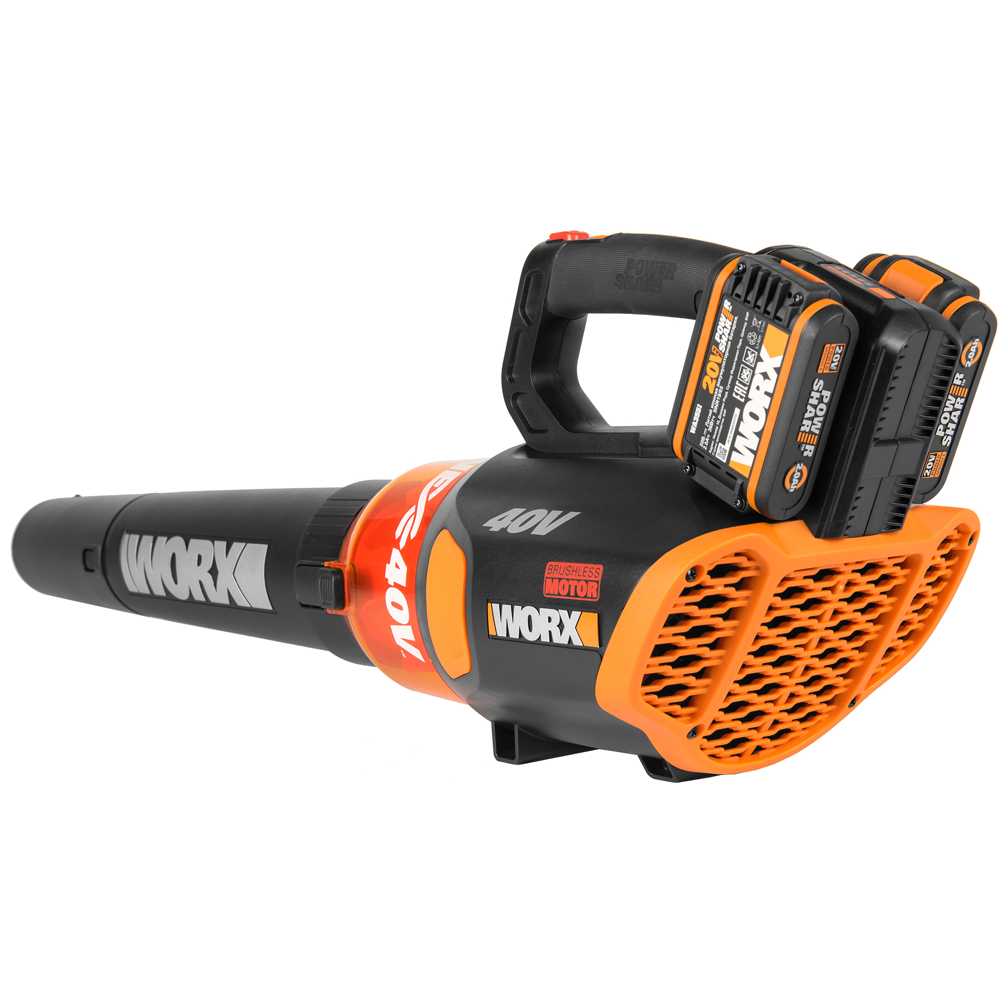 фото Воздуходувка worx wg584e