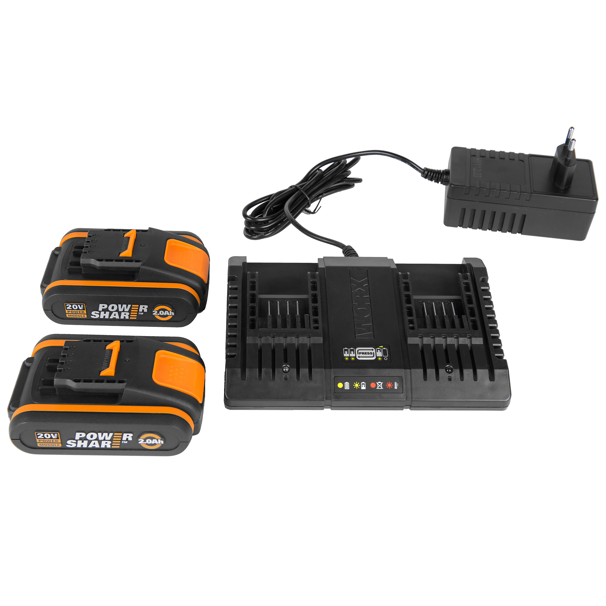 Комплект WORX WA3610 комплект worx аккумулятор 2 ач и зарядное устройство на 2а