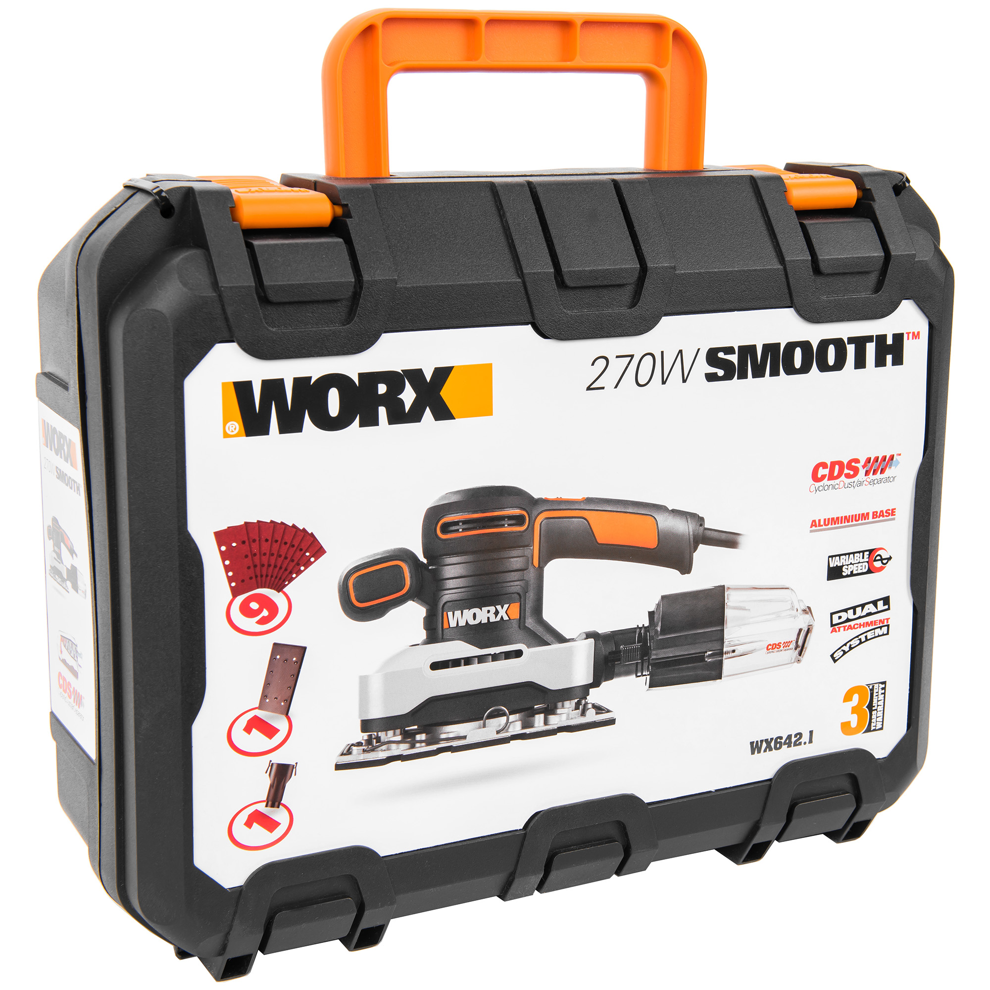 Вибрационная шлифмашина WORX WX642.1 Вид№7