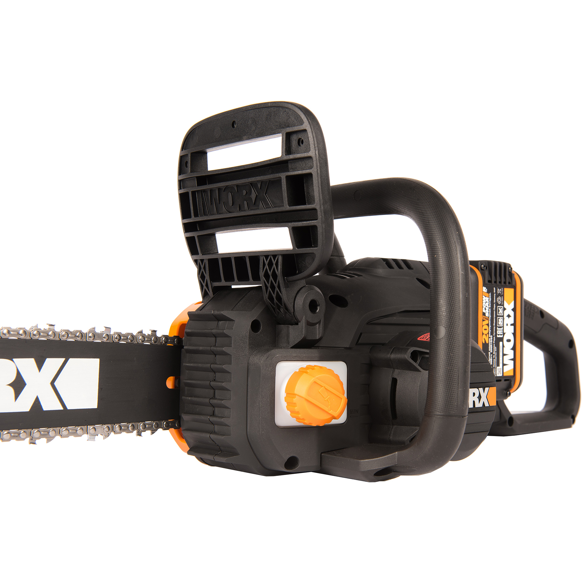 фото Пила цепная worx wg384e