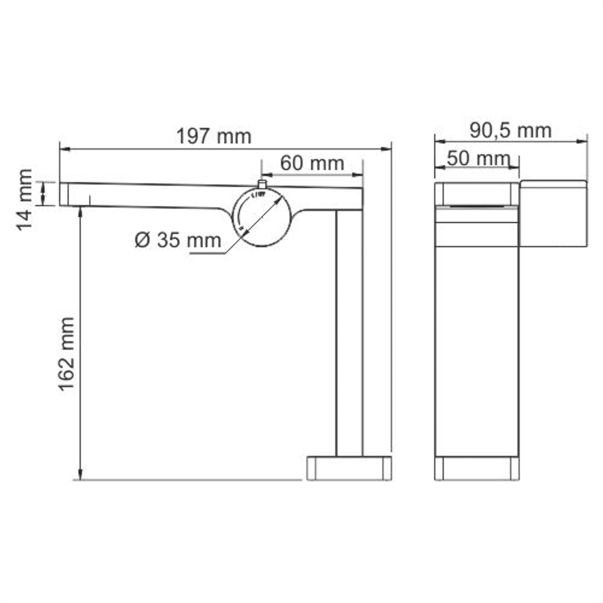 фото Смеситель для раковины wasserkraft alme (1510)