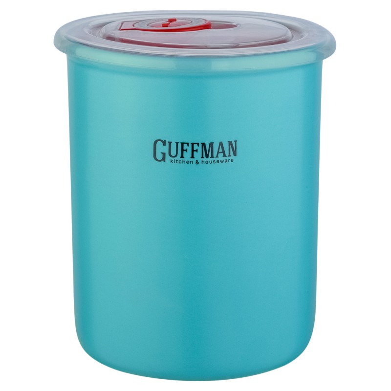 Банка для сыпучих продуктов Guffman Ceramics 0,6 л голубой банка вакуумная для массажа силиконовая 5 5 × 6 см голубой
