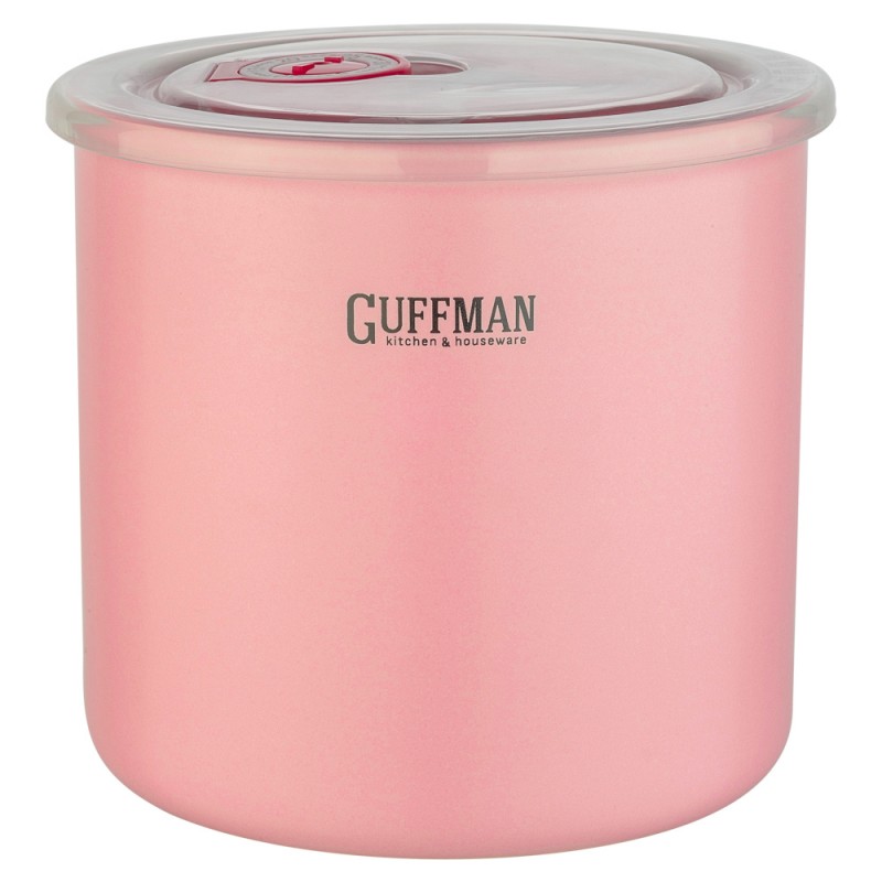 Банка для сыпучих продуктов Guffman Ceramics 1 л светло-розовый банка вакуумная для массажа силиконовая 5 5 × 6 см розовый