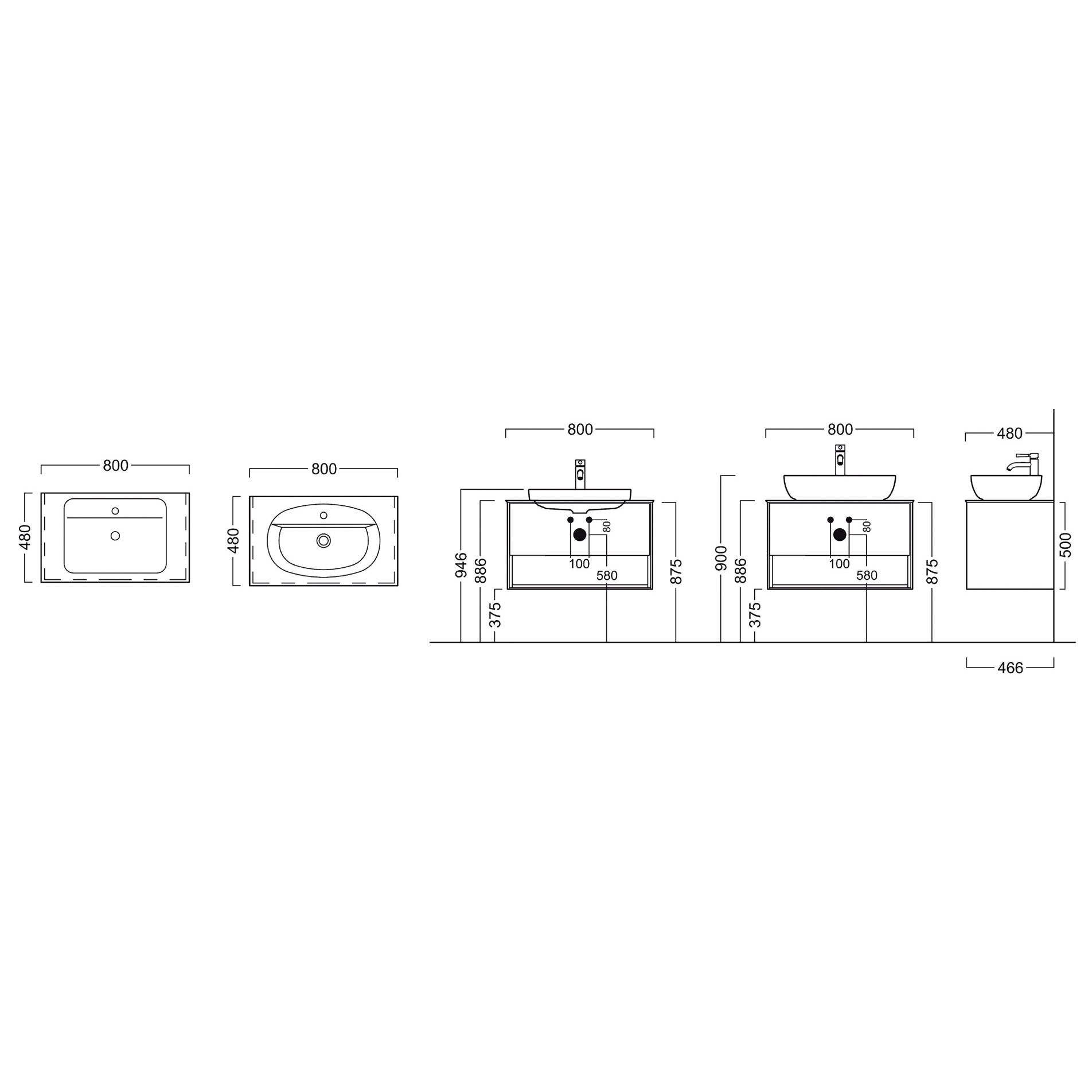 фото Тумба kerama marazzi plaza modern подвесная бежевая 80х51 см