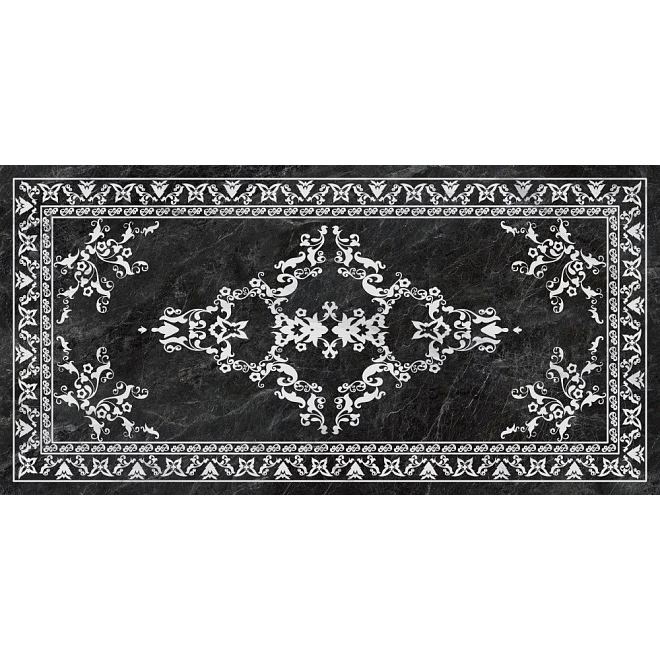 Плитка Kerama Marazzi Риальто серый темный декорированный 119,5x238,5 см SG592702R бордюр kerama marazzi ломбардиа серый темный ad c569 6399 25x5 4 см