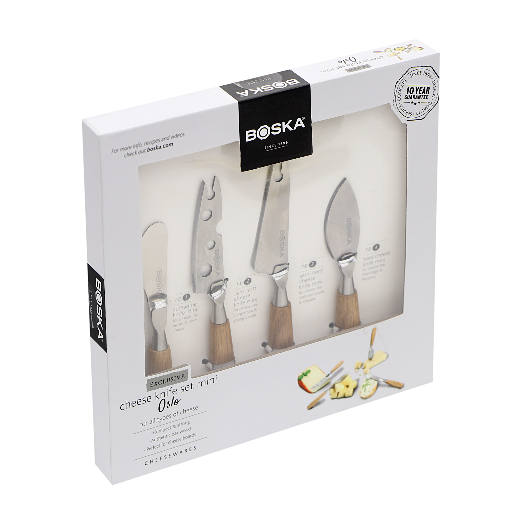 Набор ножей для сыра Boska Holland 4 предмета набор для приготовления раклета boska holland