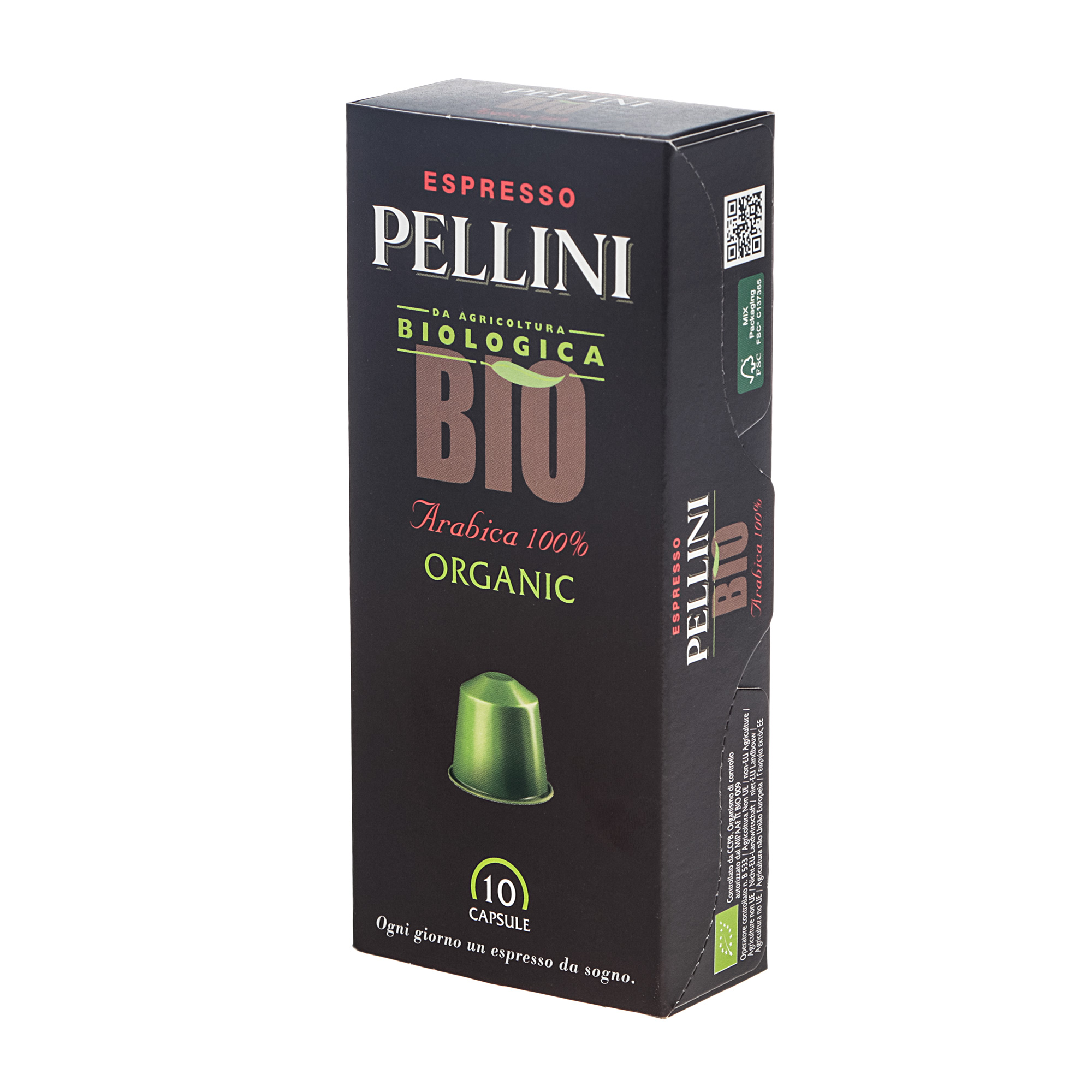 Кофе в капсулах Pellini Bio 10х5 г