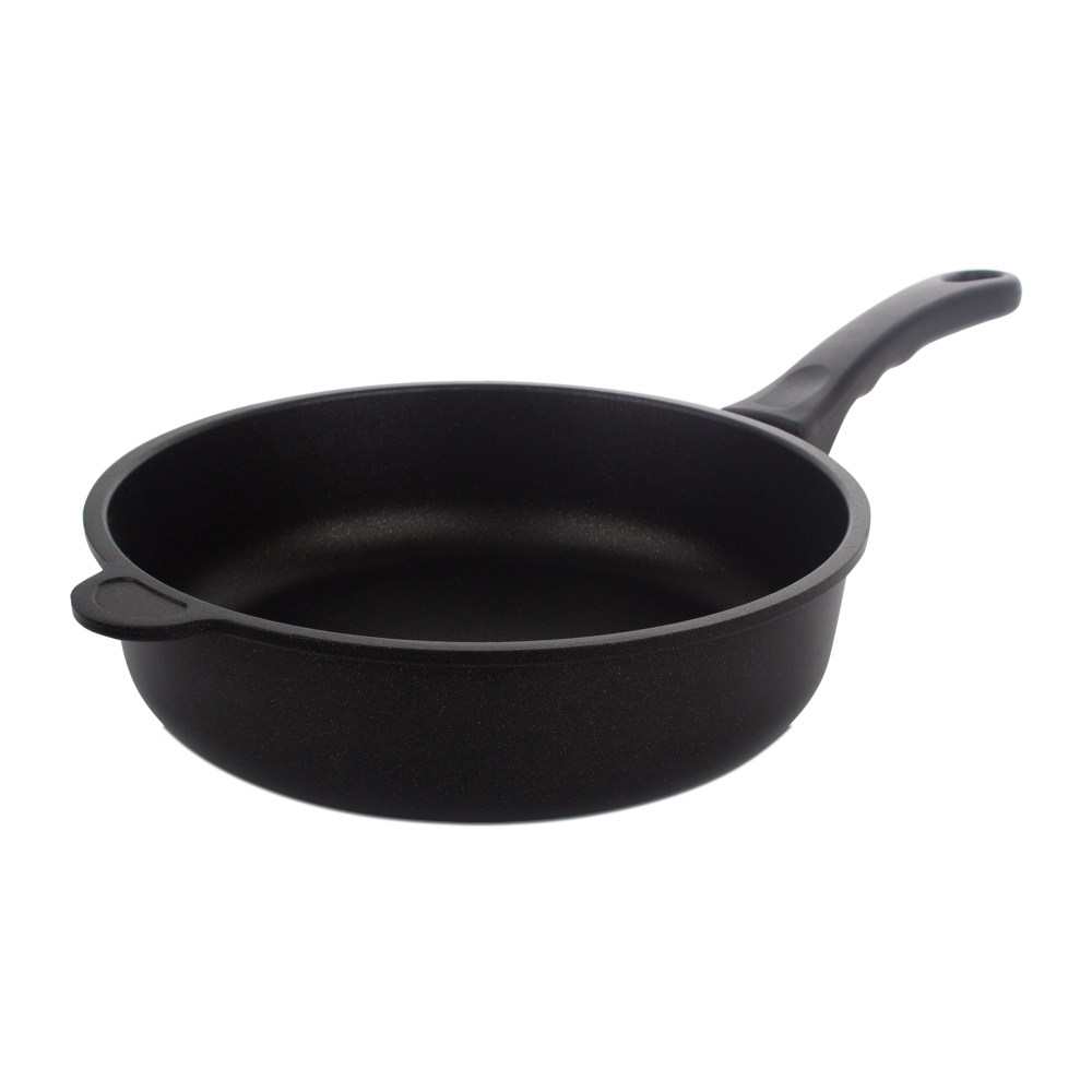 Сковорода глубокая AMT Frying Pans 24 см сковорода глубокая risoli dr green 28 см