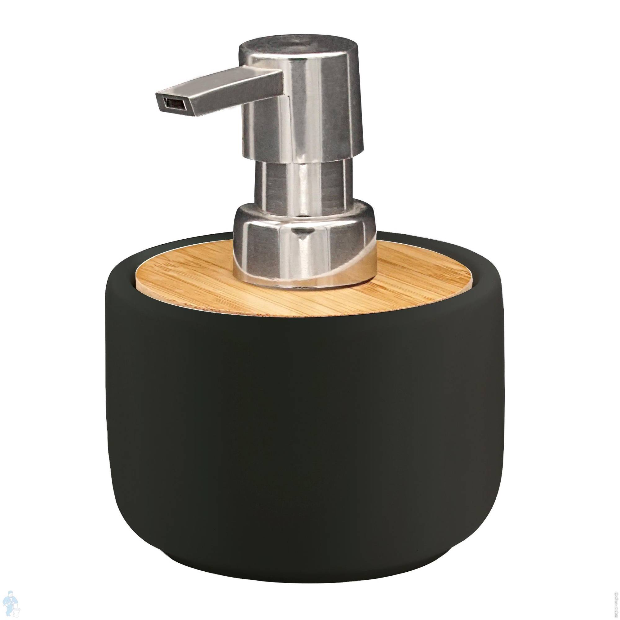 Дозатор для жидкого мыла Ridder Fancy чёрный 200 мл дозатор для антисептика локтевой 1 л с держателем чёрный