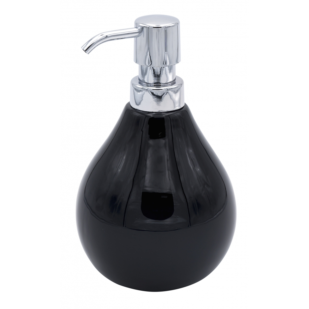 Дозатор для жидкого мыла Ridder Belly чёрный 440 мл дозатор для жидкого мыла ridder kelsey чёрный с медным 7 7х15 см