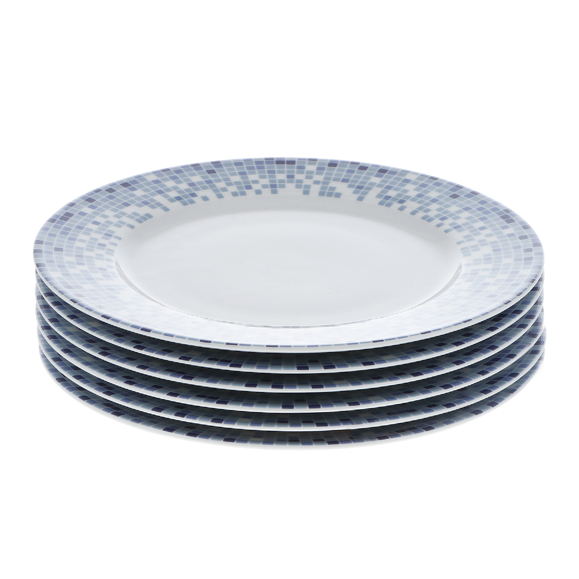 Набор тарелок 19 см декор мозаика Thun1794 набор тарелок глубоких 23 см 6шт thun1794 белоснежный тюльпан золотые держатели