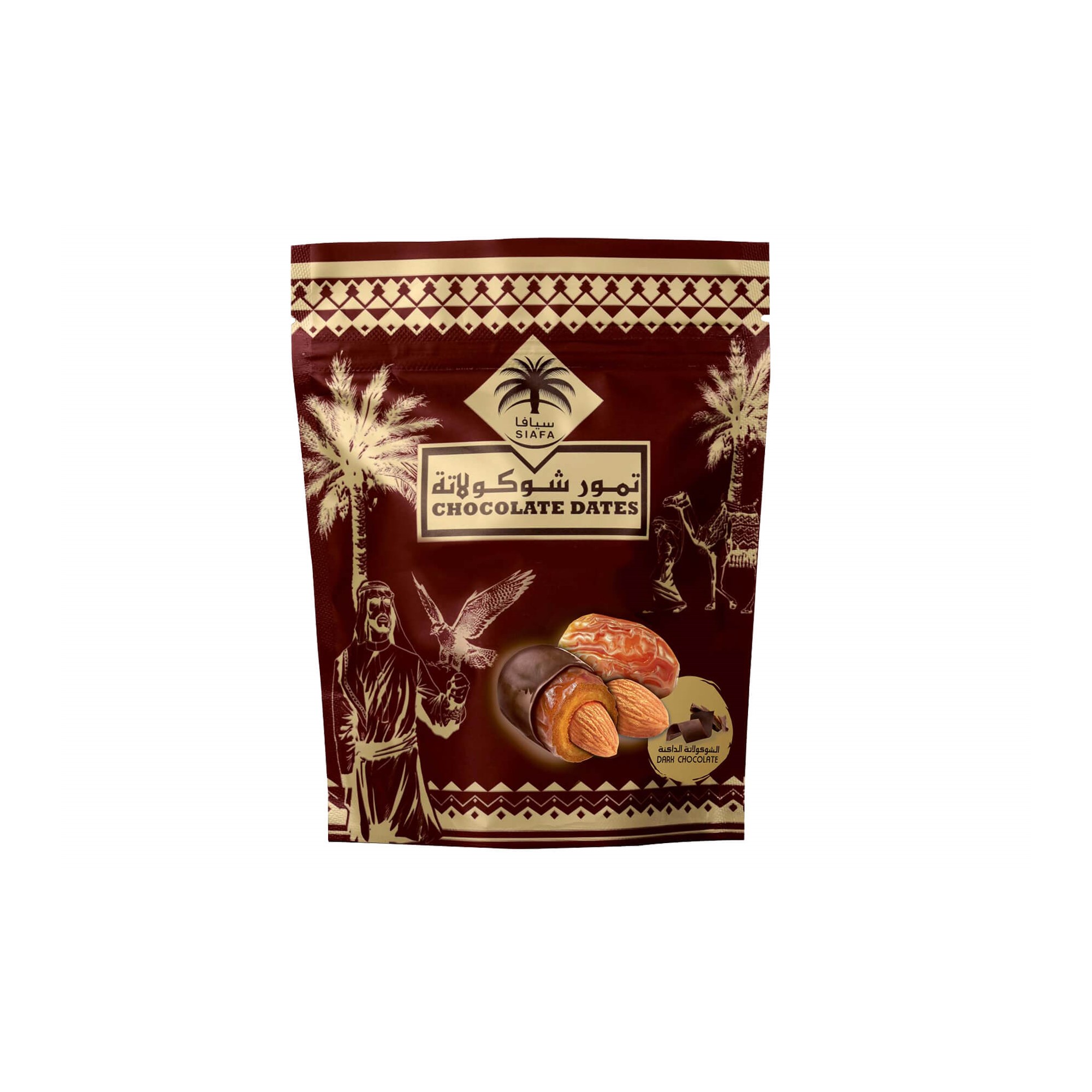 Финики с миндалем в шоколаде Chocolate Dates Assorted 100 гр