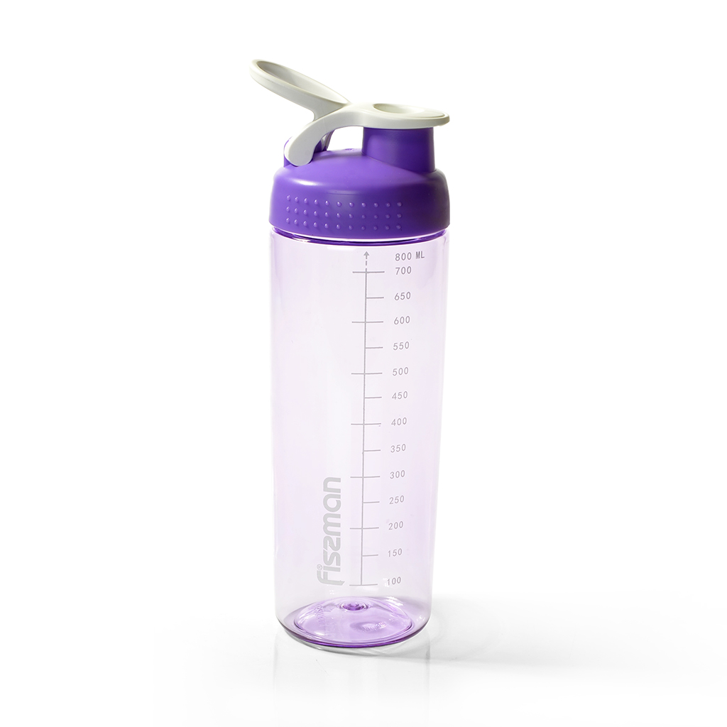 Бутылка для воды Fissman 800 мл фиолетовый бутылка для воды велосипедная