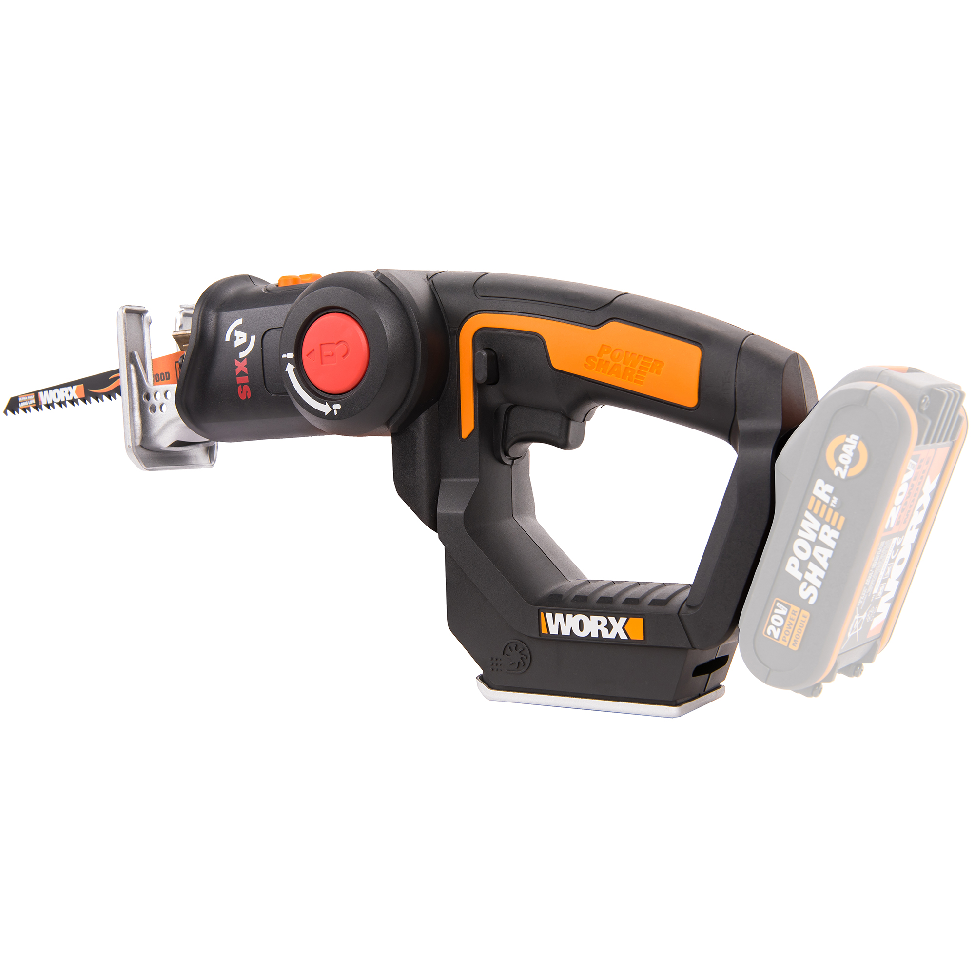 фото Лобзик worx wx550.9 без акб и зу