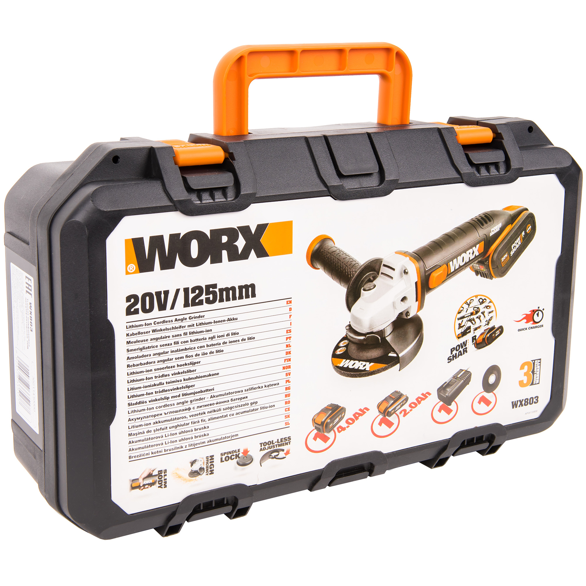 фото Угловая шлифмашина worx wx803