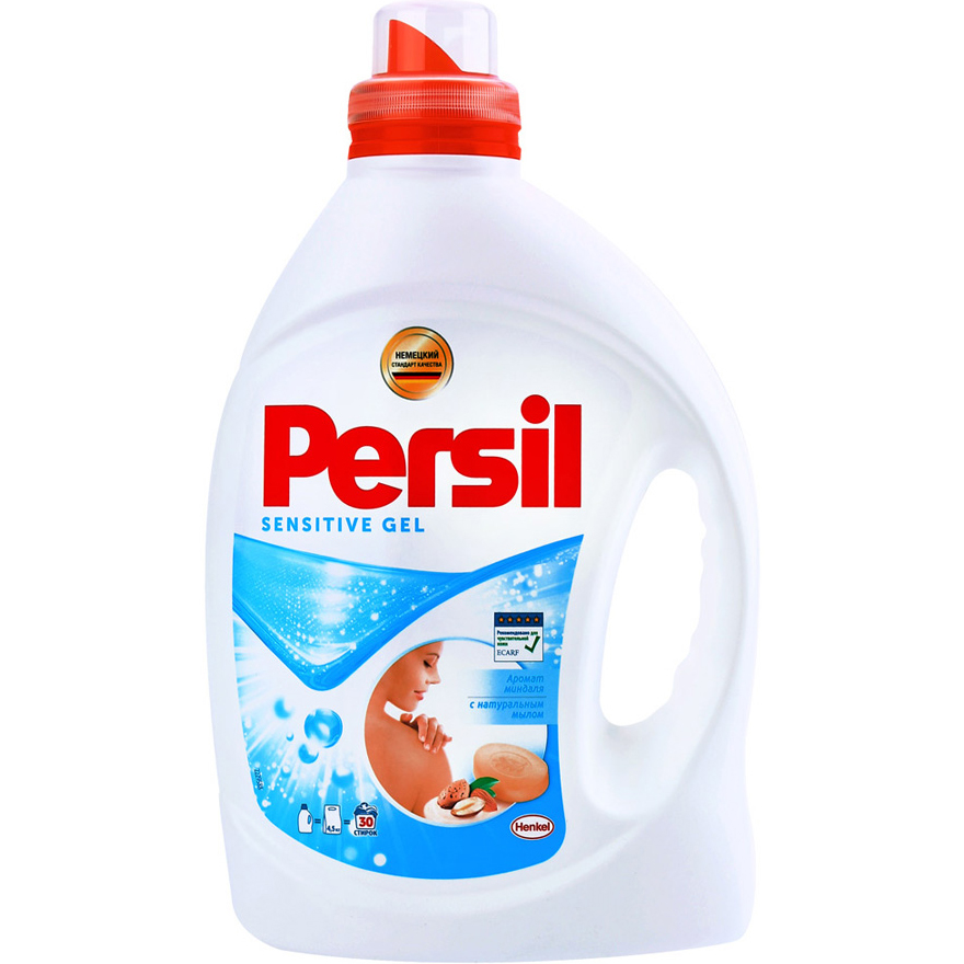 Гель для стирки Persil Sensitive 1,95 л гель концентрат для стирки persil power deep clean 1 3 л
