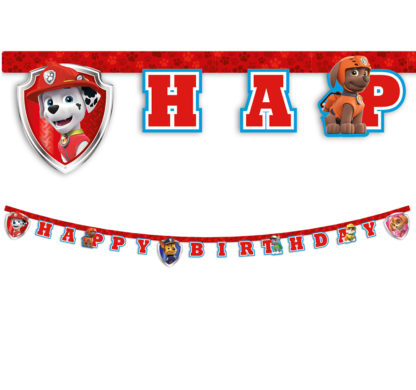 Баннер С Днем Рождения  1 шт. Procos Paw Patrol скатерть с днем рождения принцесса 182 х 137см страна карнавалия