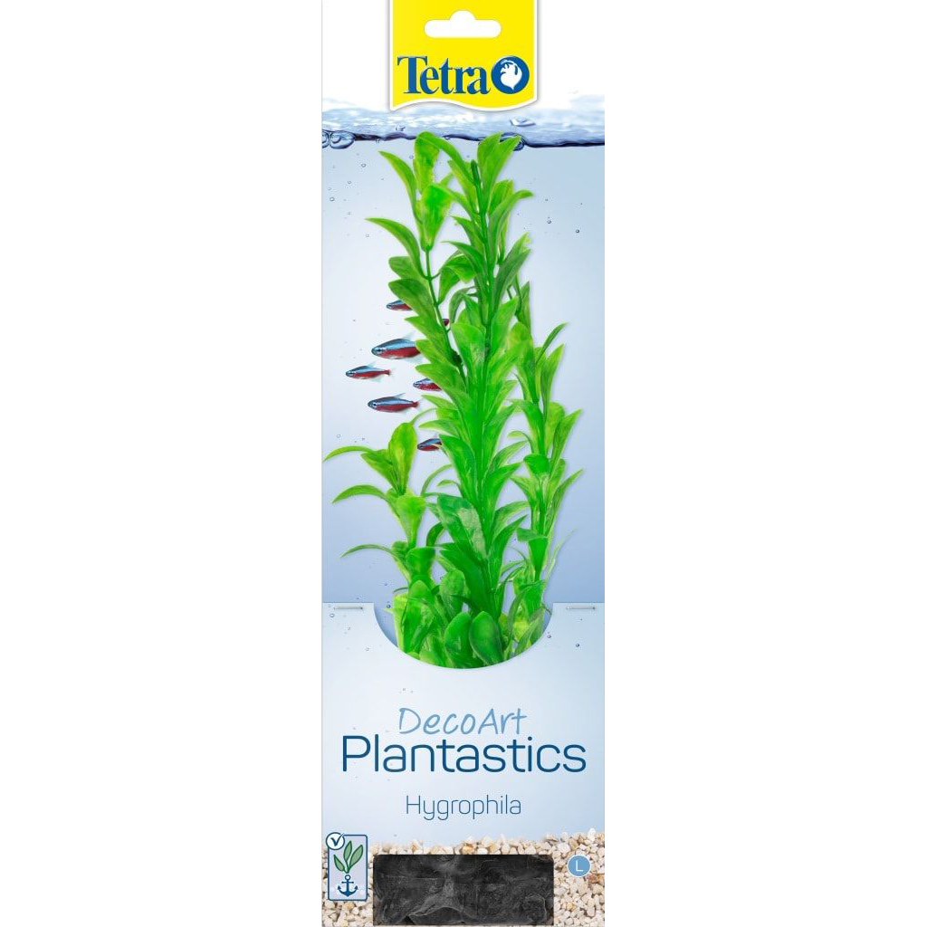 Декор для аквариумов Tetra DecoArt Plantastics Hygrophila L 30 см, цвет зеленый, размер 36x11x5,5 см - фото 2