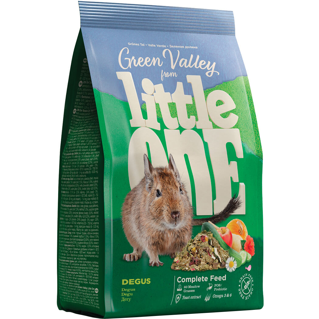 Корм для грызунов Little One Зеленая долина из разнотравья для дегу 750 г little one зеленая долина корм для кроликов 750 гр