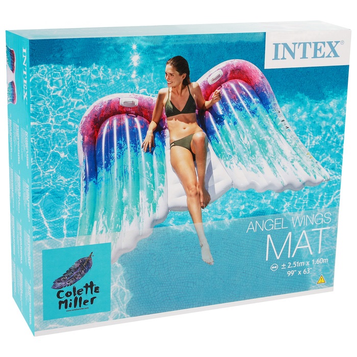 Матрас Intex крылья 251х160 см, размер 11х36х31 см - фото 2