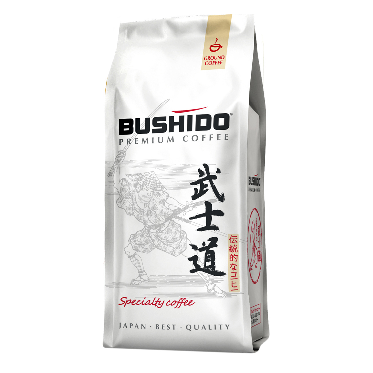 кофе молотый bushido black katana 227 г Кофе молотый Bushido Specialty Coffee 227 г
