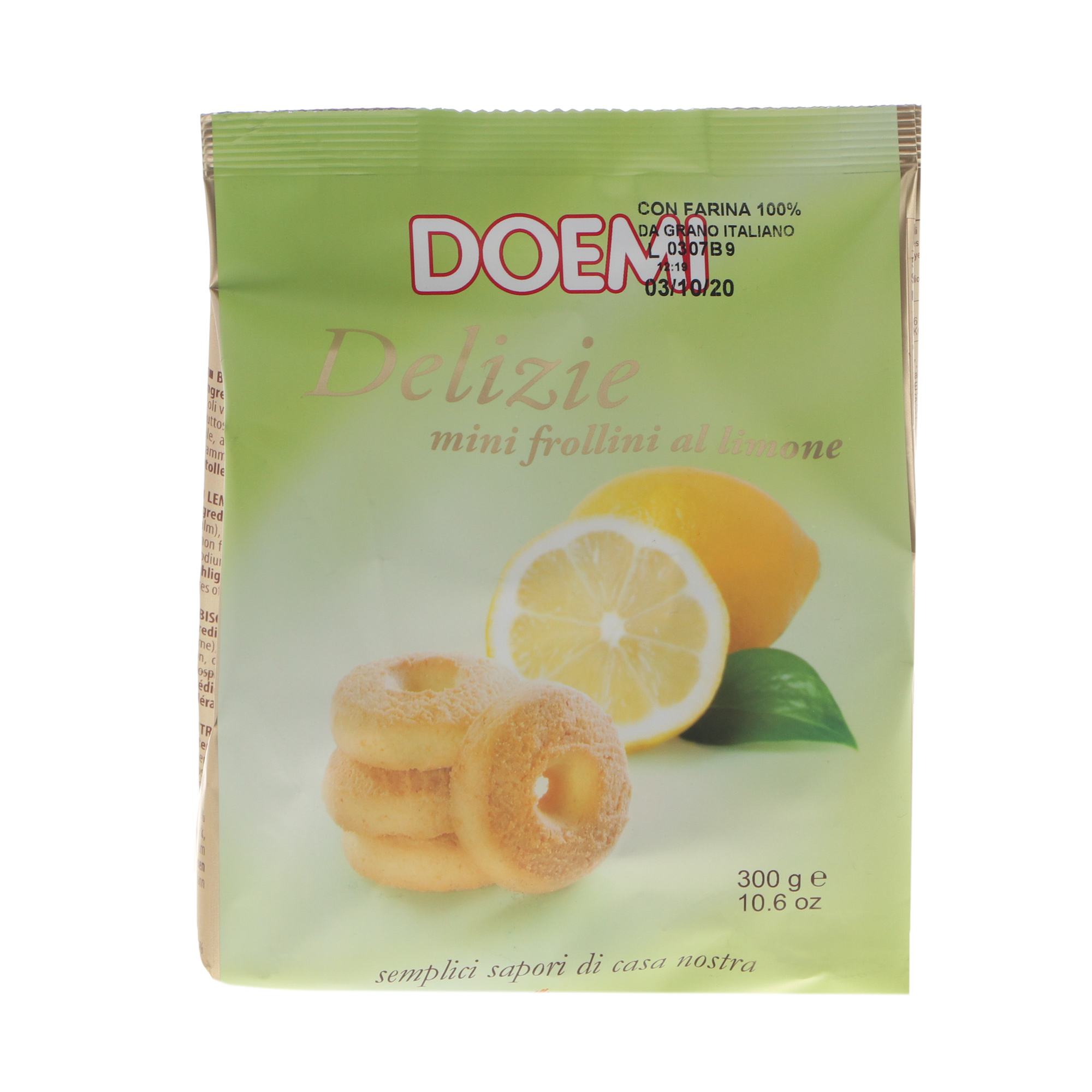 Печенье песочное DOEMI лимонное 300 г печенье doemi delights с кремом джандуйя 300 г