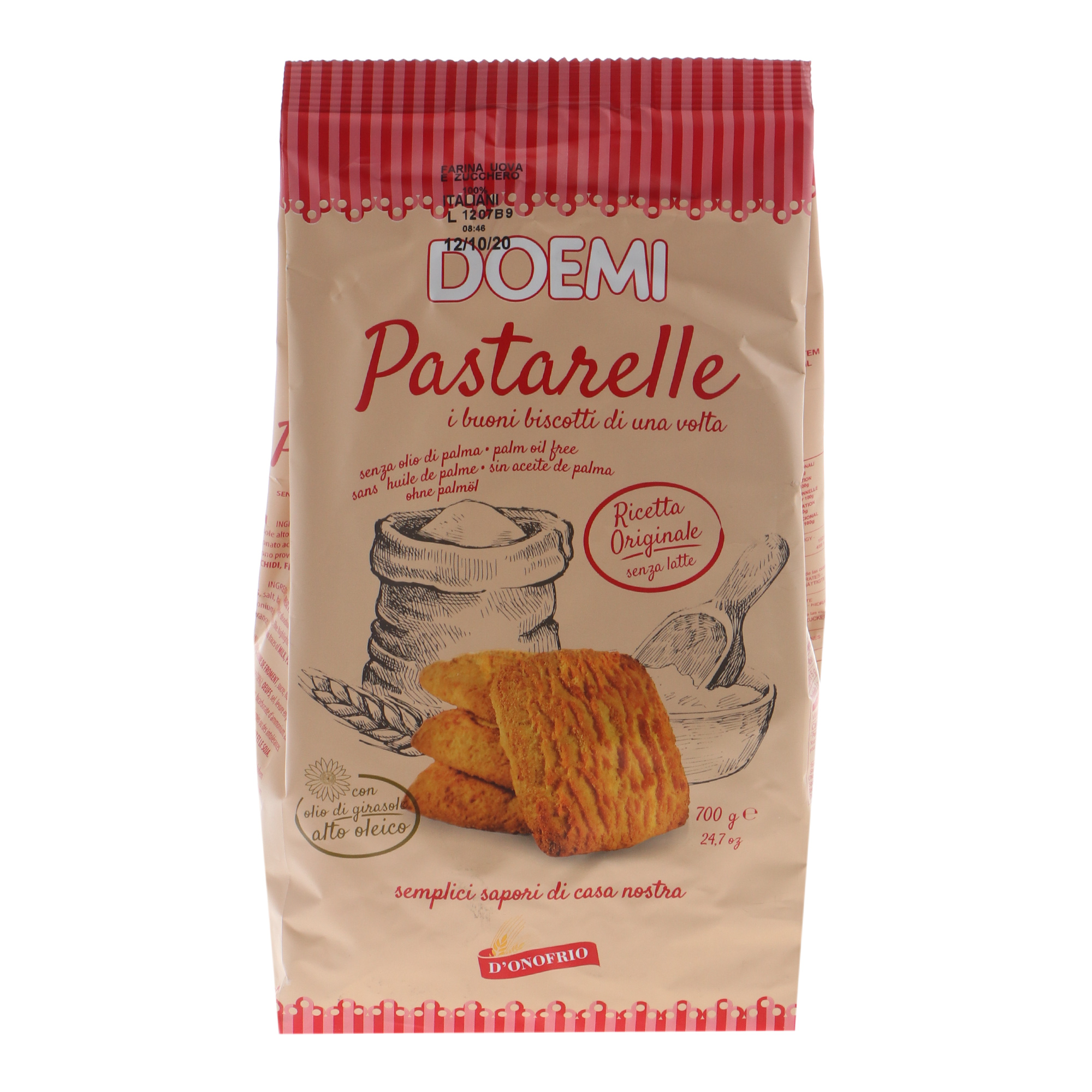 Печенье DOEMI Pastarelli 700 г печенье песочное doemi granpa emilios 650 г