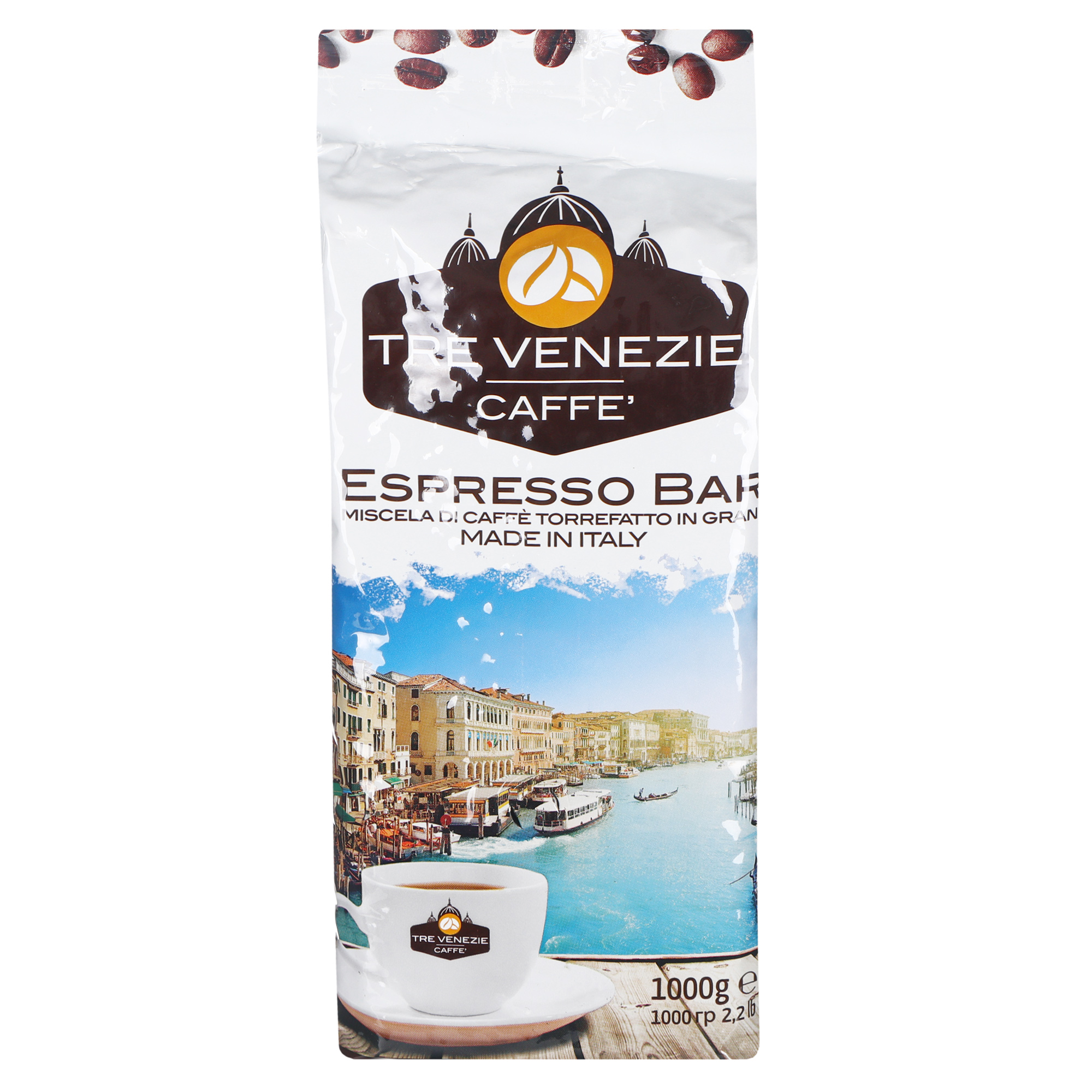 Кофе зерновой Tre Venezie Caffe Espresso Bar 1 кг