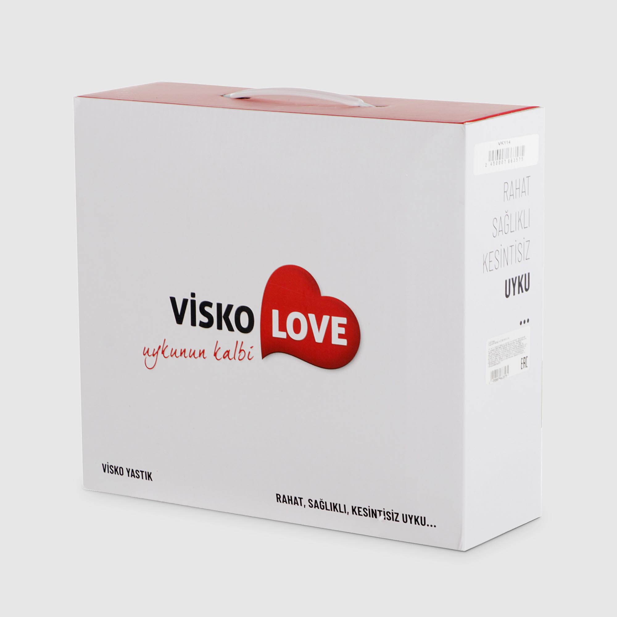 Подушка между ног Visko love 25x19x13 cm, цвет белый - фото 6