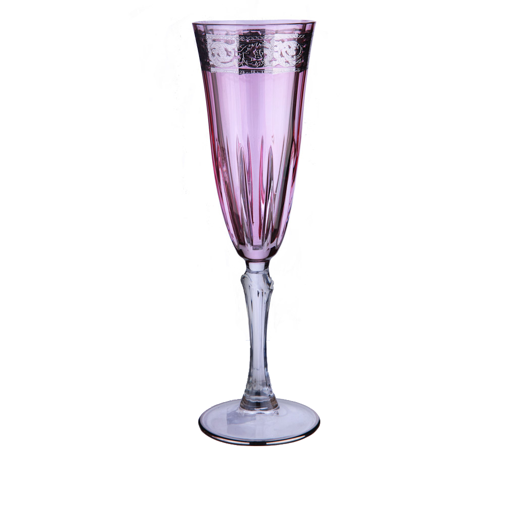 Набор бокалов для шампанского Precious Recital Pink 6 шт графин precious recital pink хрусталь