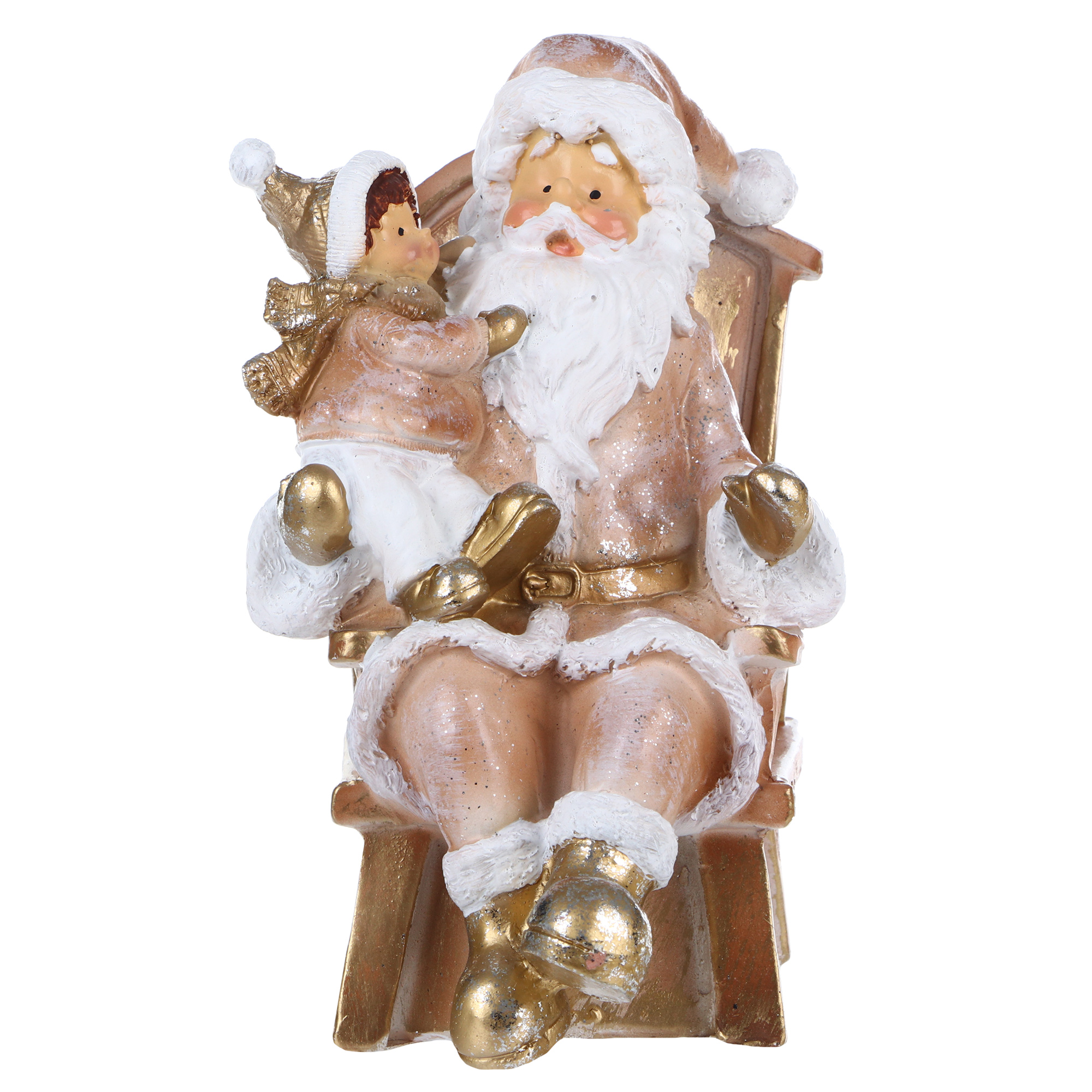 Фигура ТПК Полиформ Дед Мороз 20 см фигура с мелодией sote toys дед мороз в белой шубе 40 см