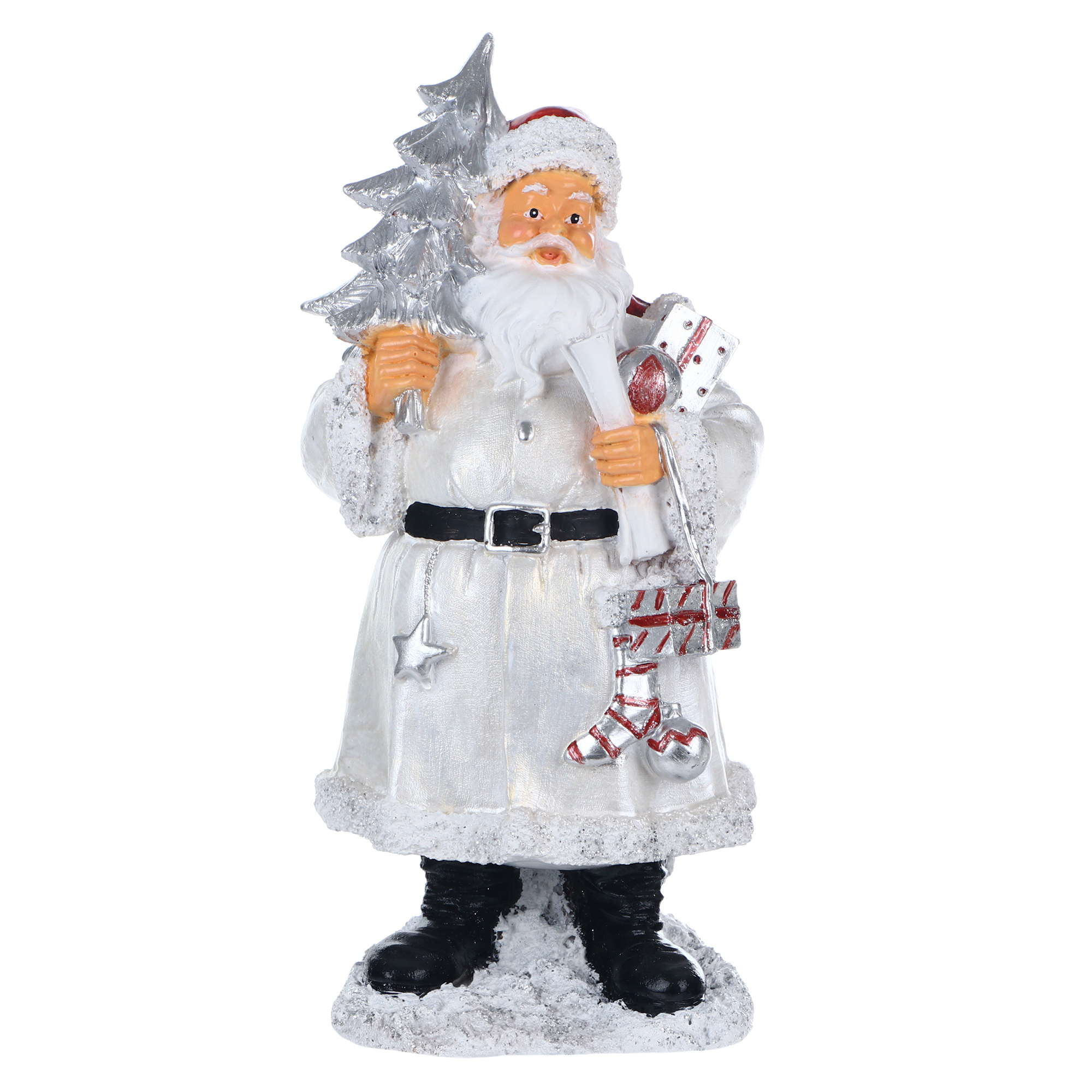 Фигура ТПК Полиформ Дед Мороз 33 см фигура с мелодией sote toys дед мороз в шубе 30 см