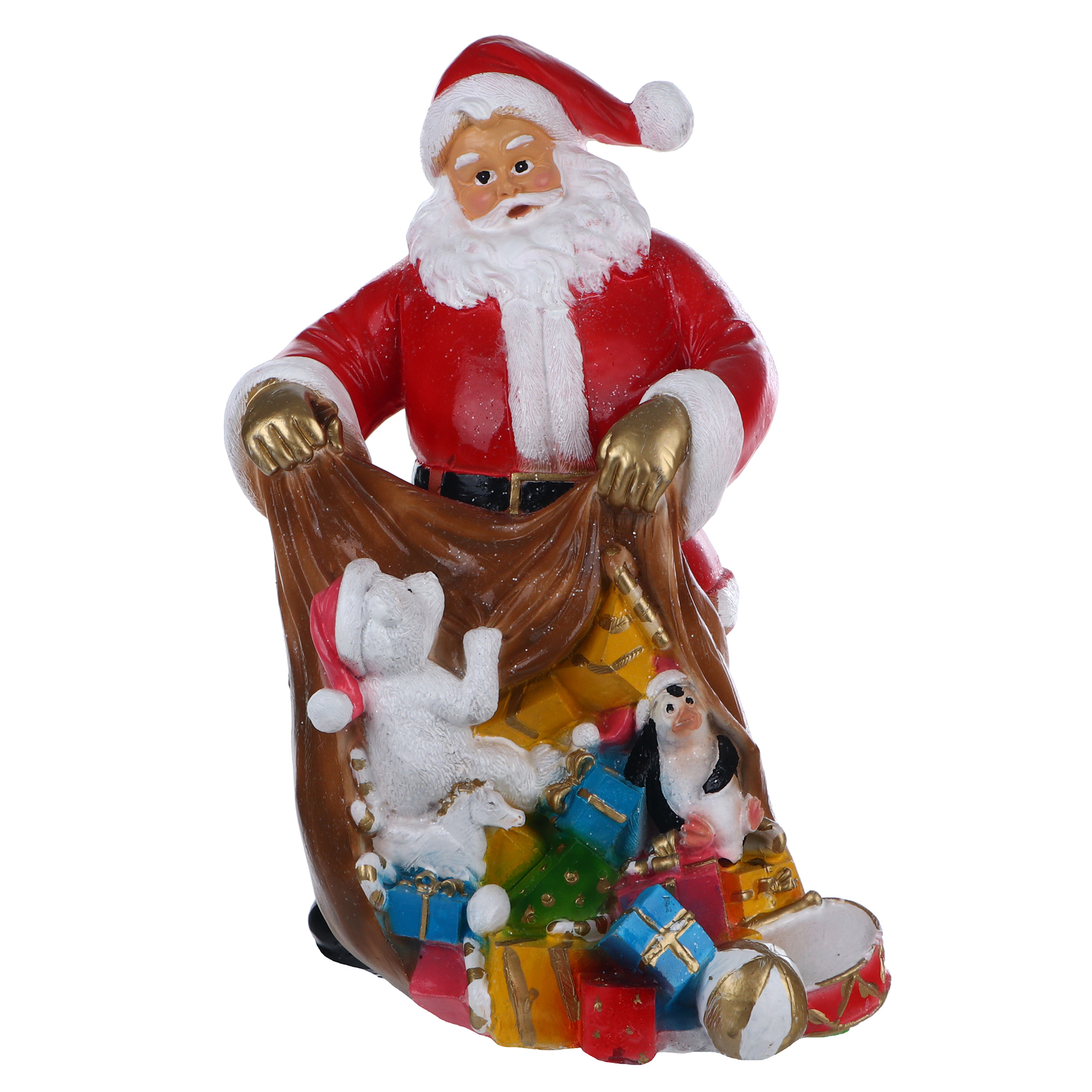 Фигура ТПК Полиформ Дед Мороз 31 см фигура с мелодией sote toys дед мороз в белой шубе 40 см