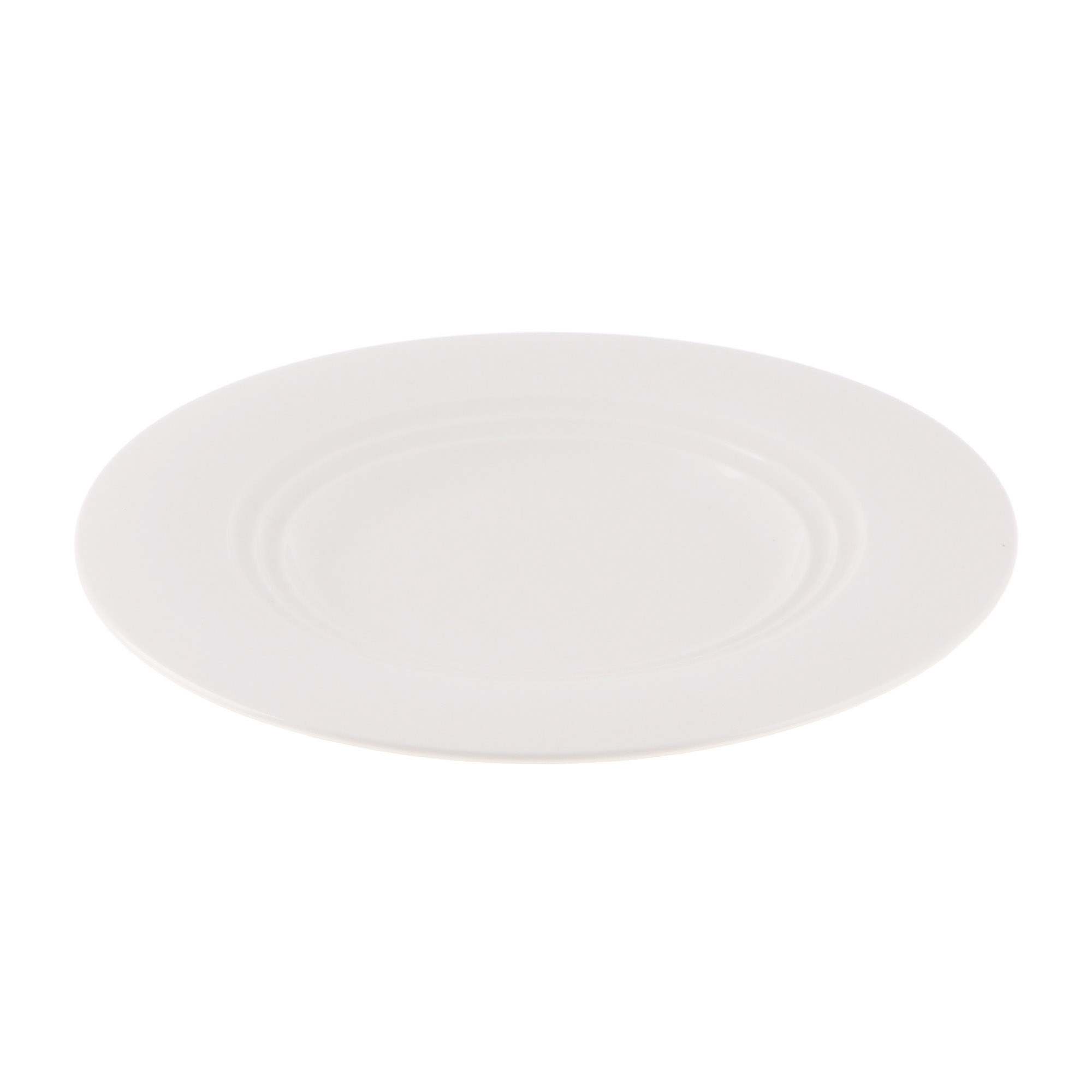 Тарелка Cameo Concentrics фарфор 21 см, цвет белый - фото 1