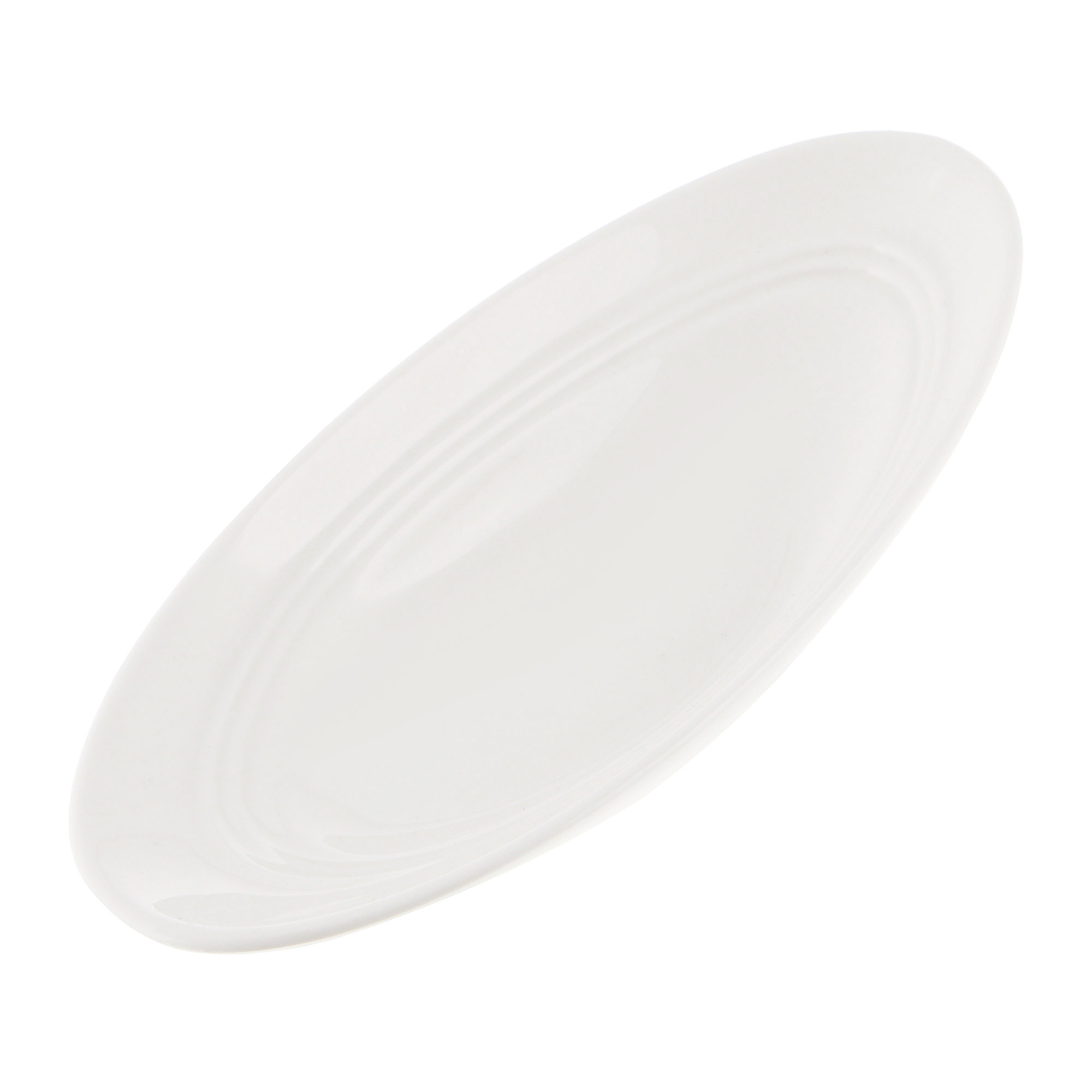 Салатник Cameo Slanted Oval 18 см, цвет белый - фото 1